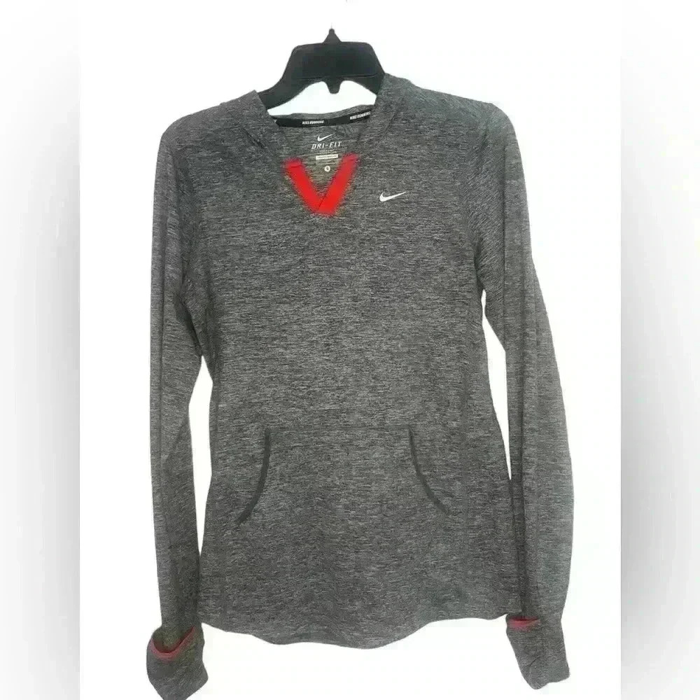 Nike Running Dri Fit Long Sleeve Hoodie Size Small